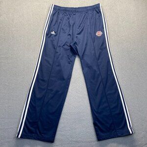 Men's Adidas DETROIT PISTONS Warmup Blue Pants Size XL,Drawstring,Pockets